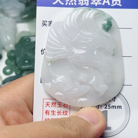 翡翠颈饰未镶嵌鹰