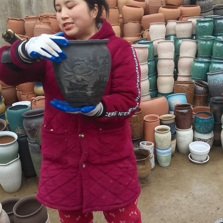 红陶口18高24瑕疵