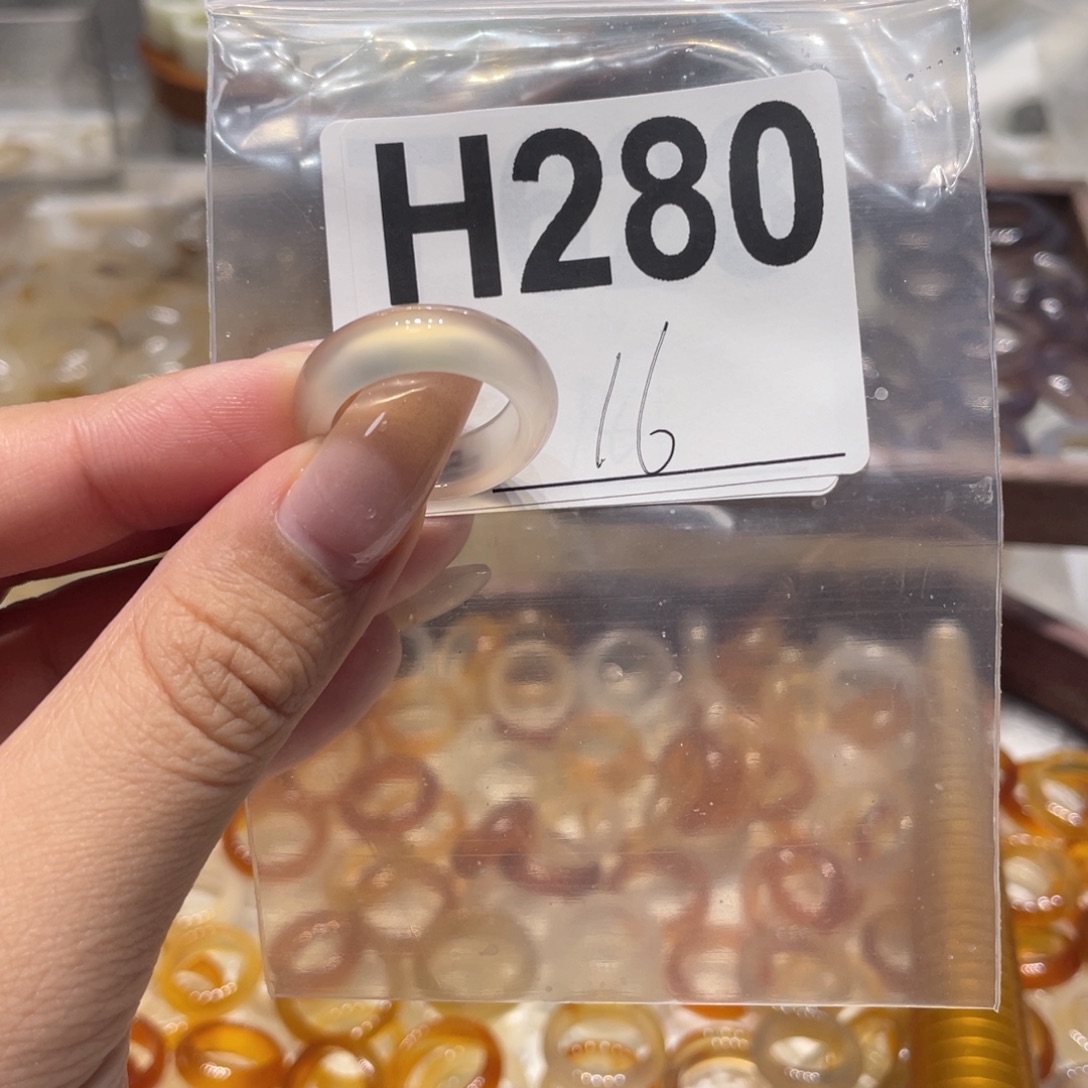 玛瑙/玉髓未镶嵌戒指280