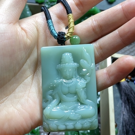 【闪购商品】和田玉颈饰未镶嵌一*梅