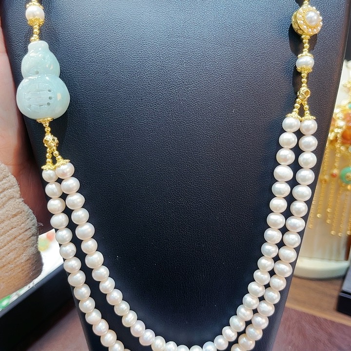 淡水珍珠颈饰未镶嵌项链