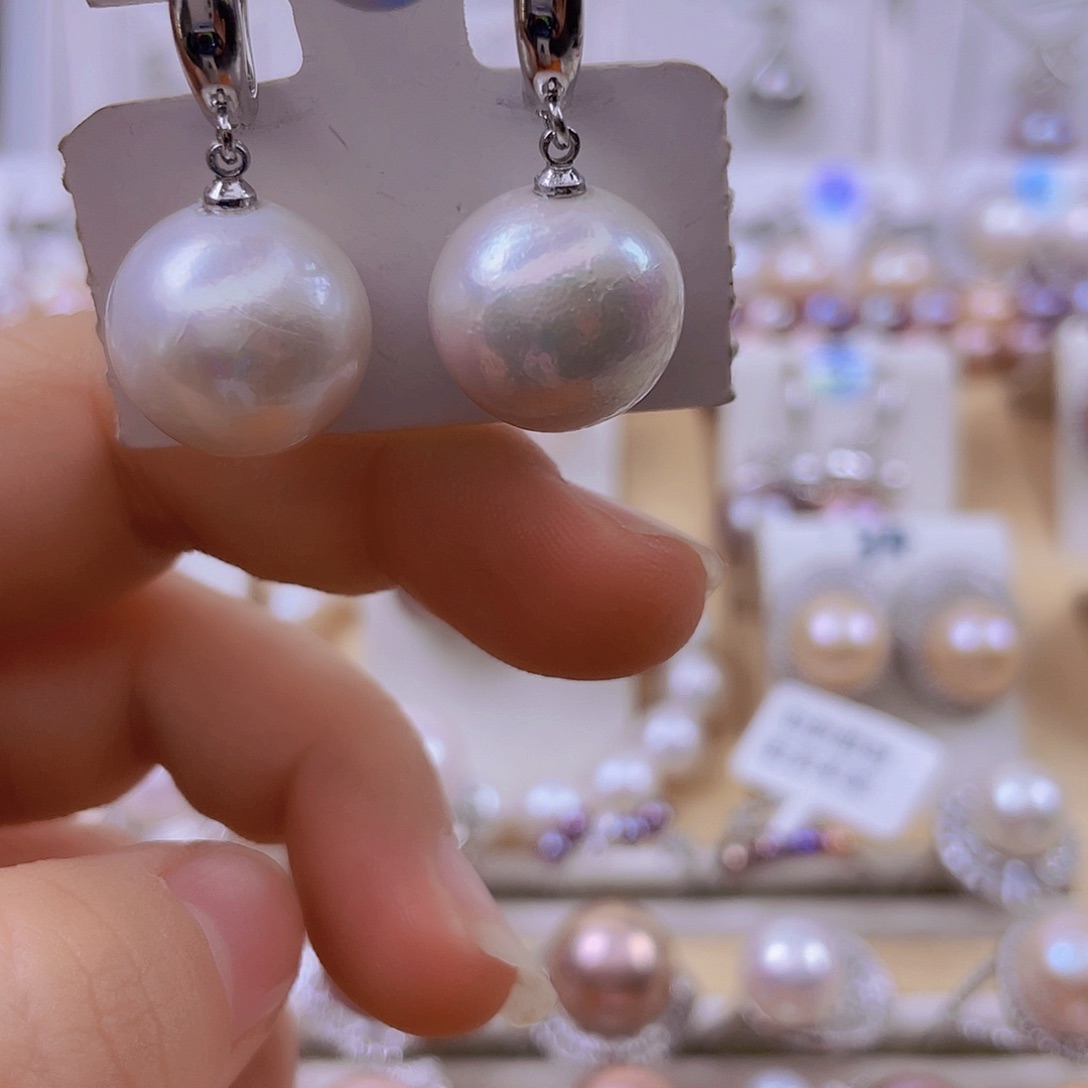 未镶嵌淡水珍珠耳饰