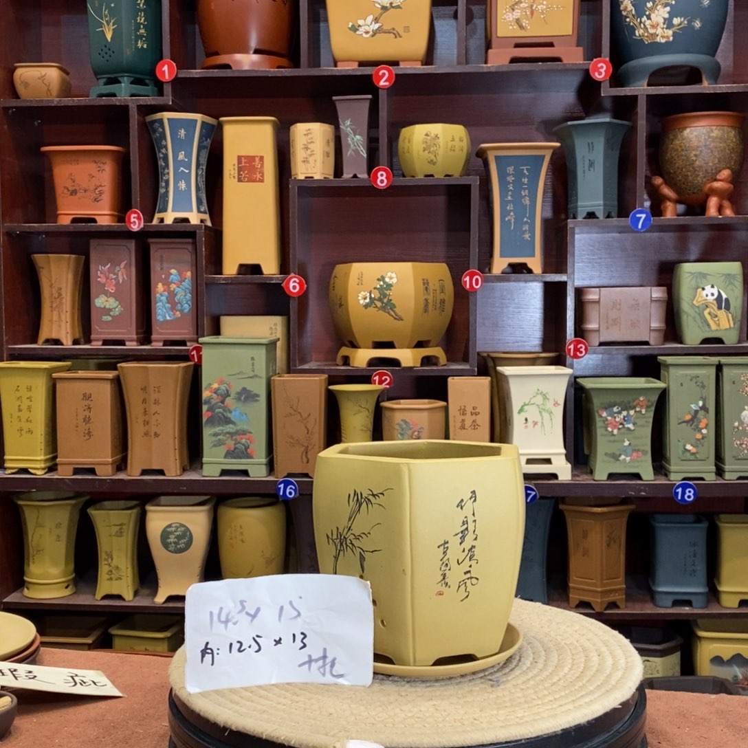 紫砂花盆紫砂艺术