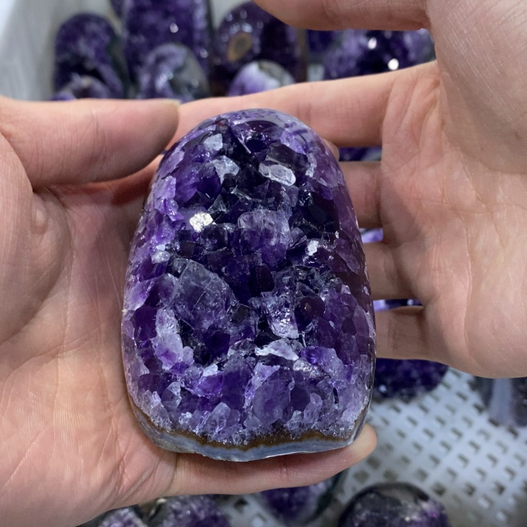 紫晶摆件摆件未镶嵌