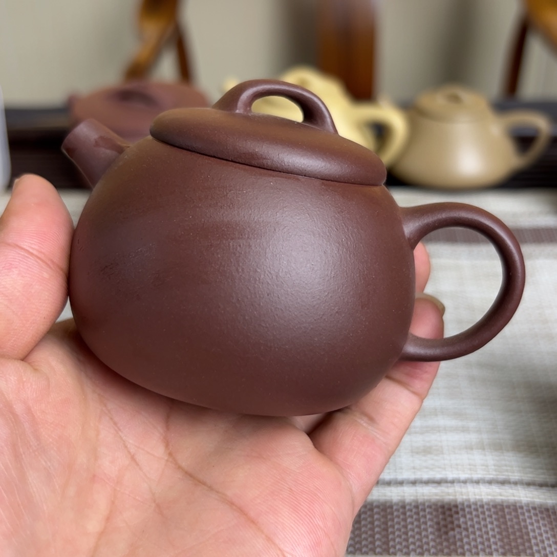 茶壶紫砂紫泥巨轮