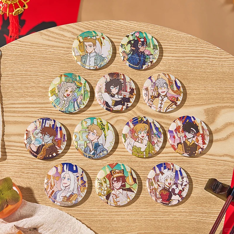 【万圣街】游园会系列-马口铁徽章盲盒