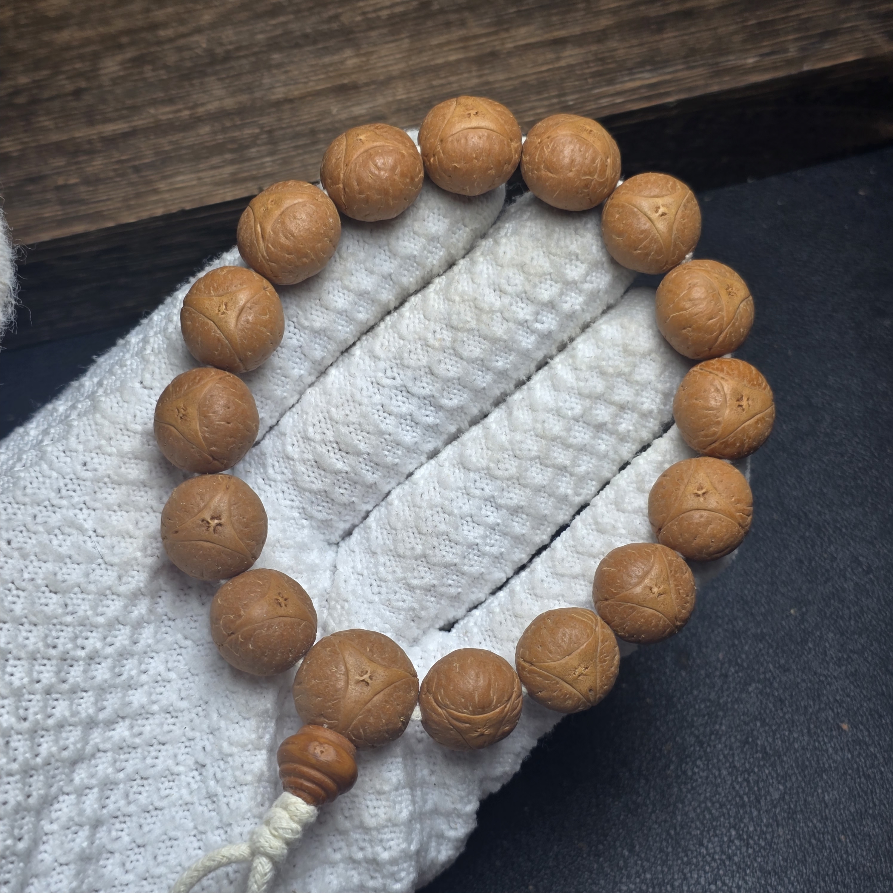 尼泊尔龙眼菩提-定制款-三角龙-尺寸15-货号k6