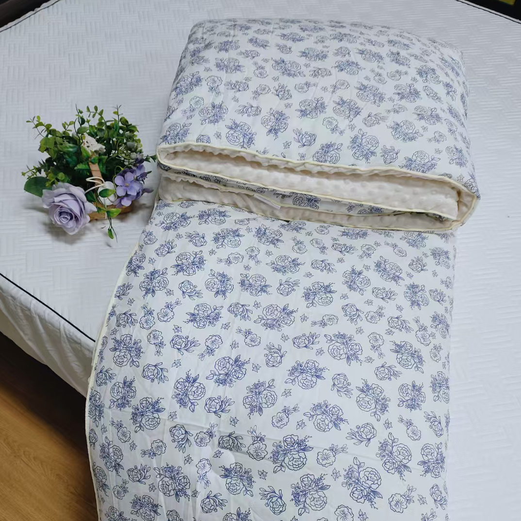 双层纱埋绳双人豆豆被200*230微瑕～S615