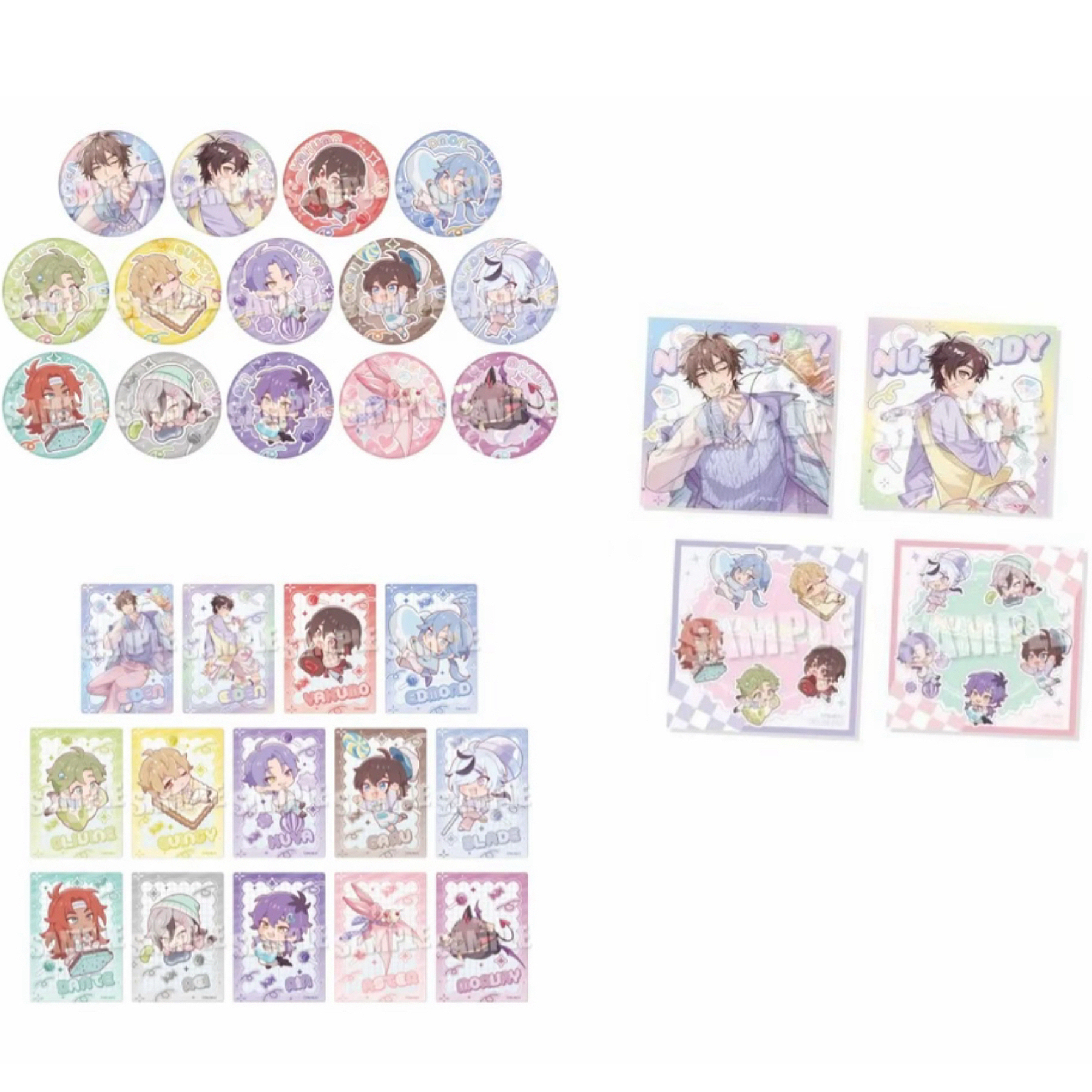 【盲盒】新世界狂欢 AGF糖果吧唧 透卡（未成年禁止下单）