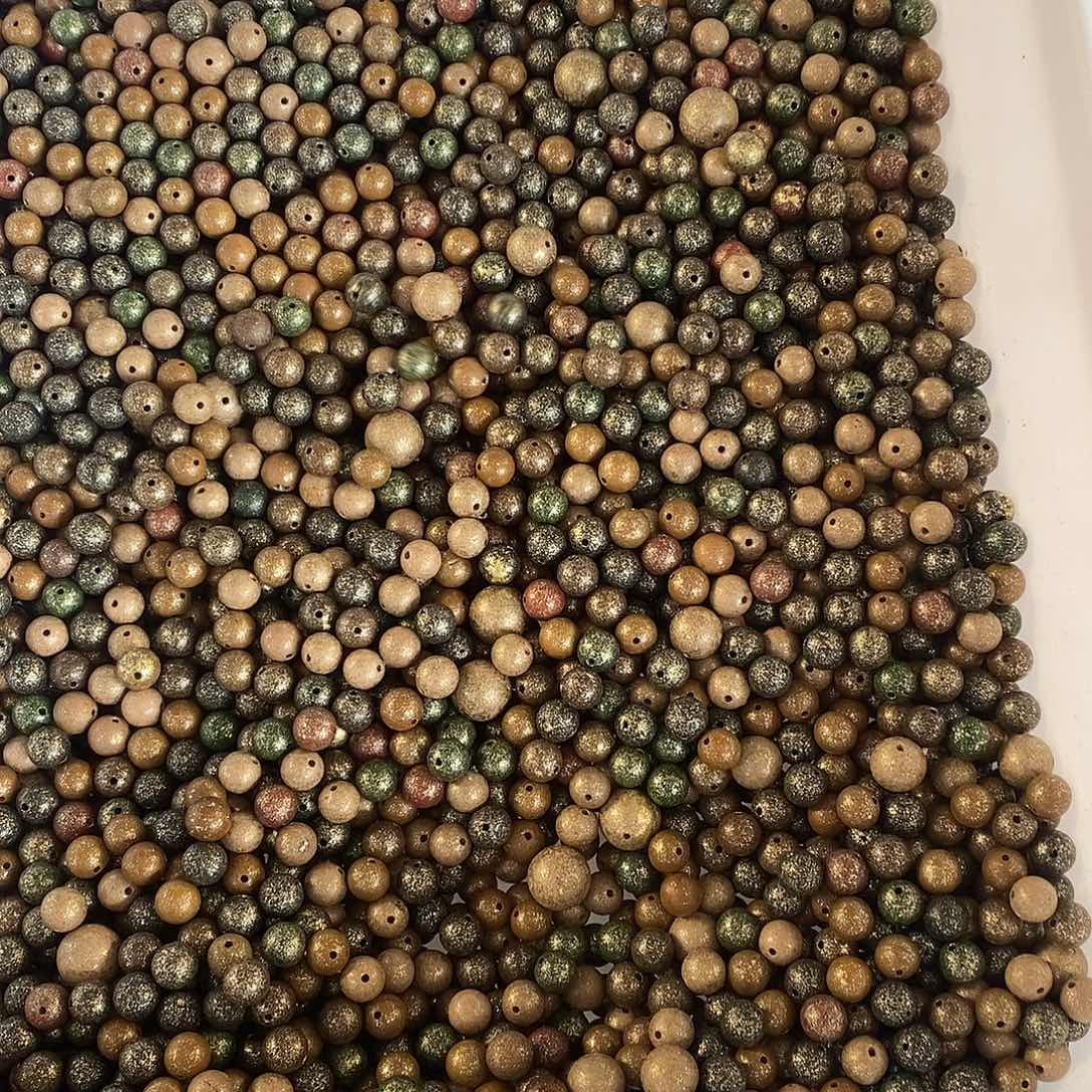 珠串0.8金箔多宝珠100g瑕疵