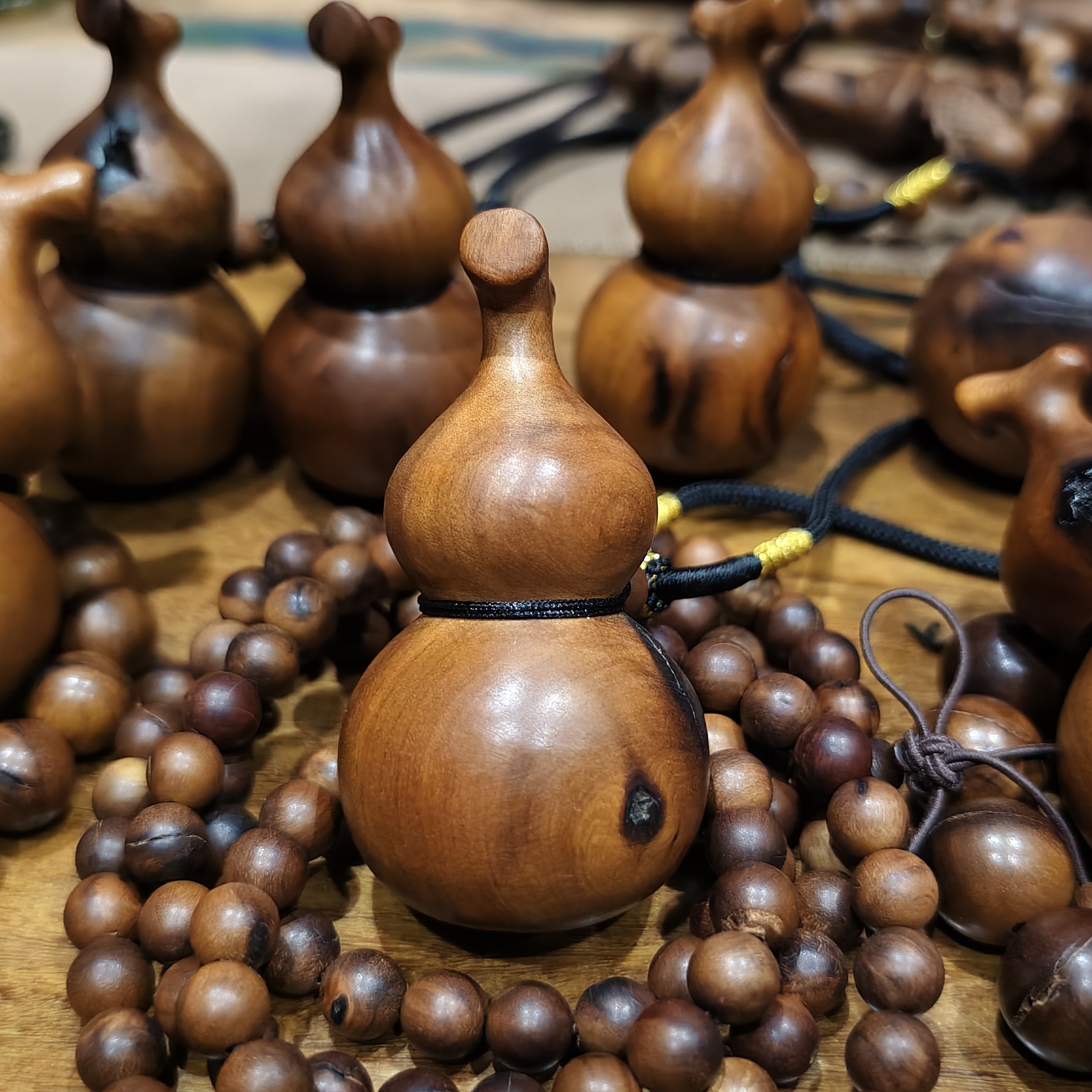 葫芦 雷击自然枣木 精选 配饰领