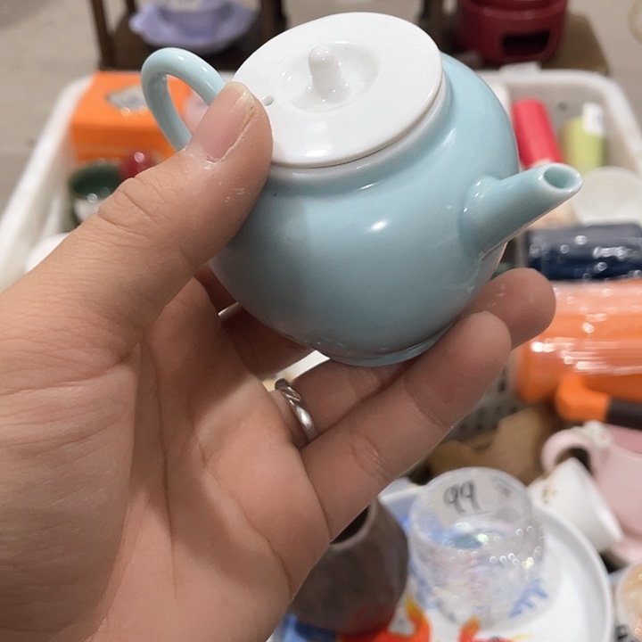 陶瓷茶具全部默认微瑕处理不影响使用完美主义者慎拍！