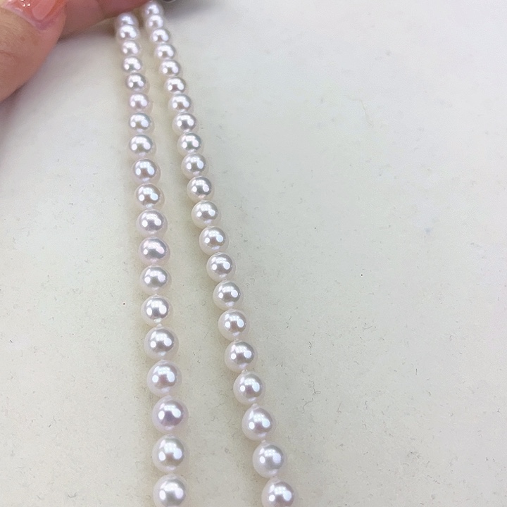 淡水珍珠颈饰银S925镶嵌7➕极光炫彩高品