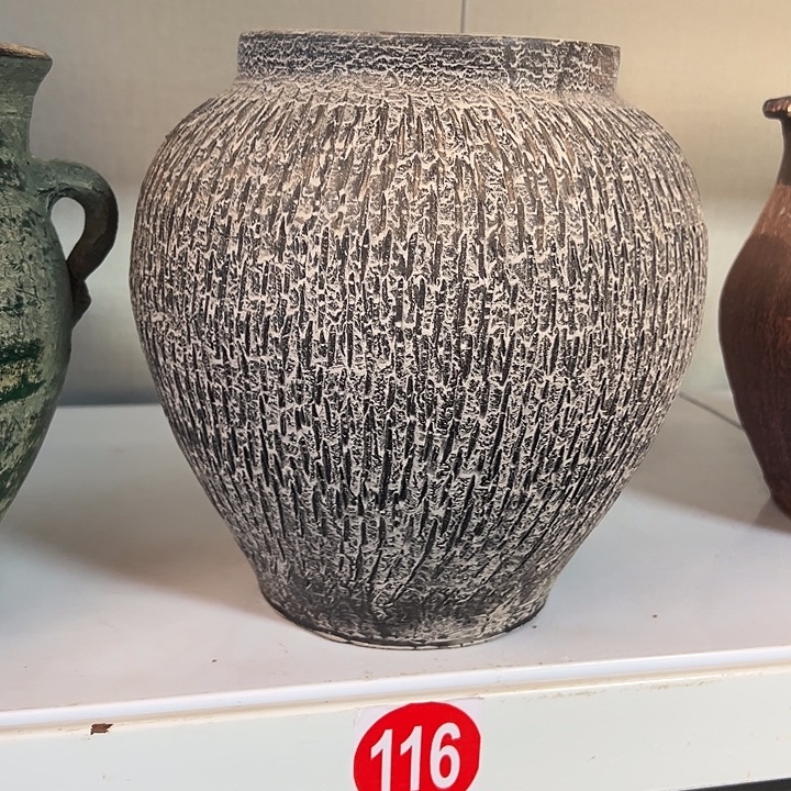 灰色坛子高24口13默认打孔