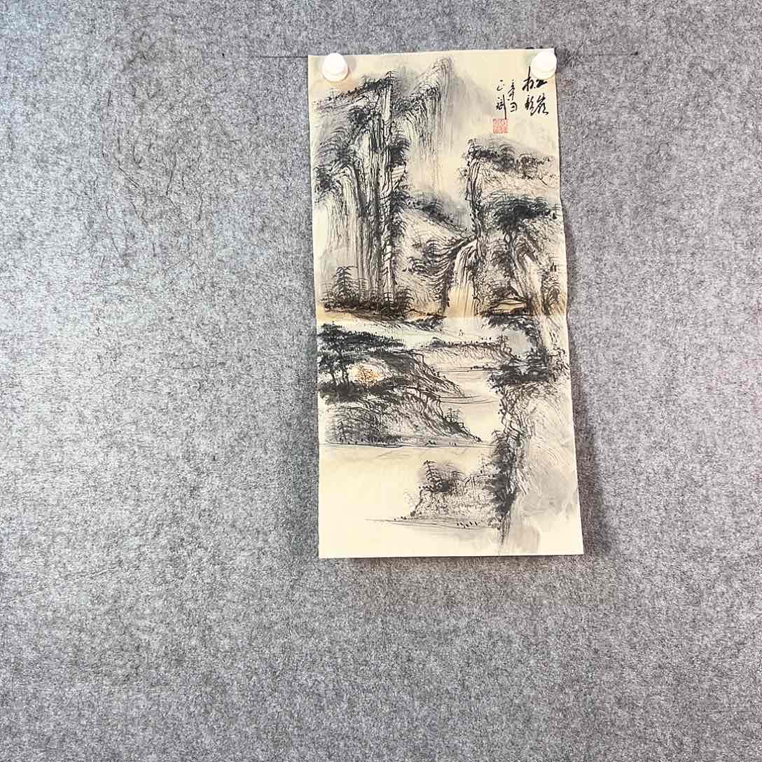 国画131 牡丹花盛开时节的