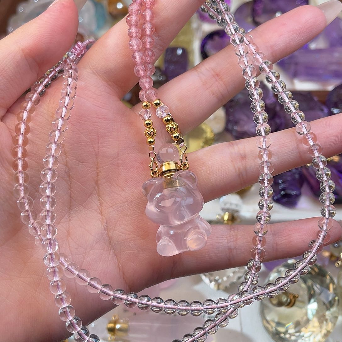 水晶颈饰未镶嵌可****a83