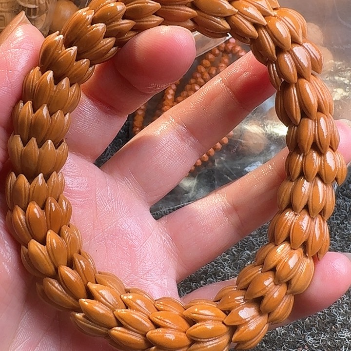 橄榄核吊坠橄榄莲花手镯