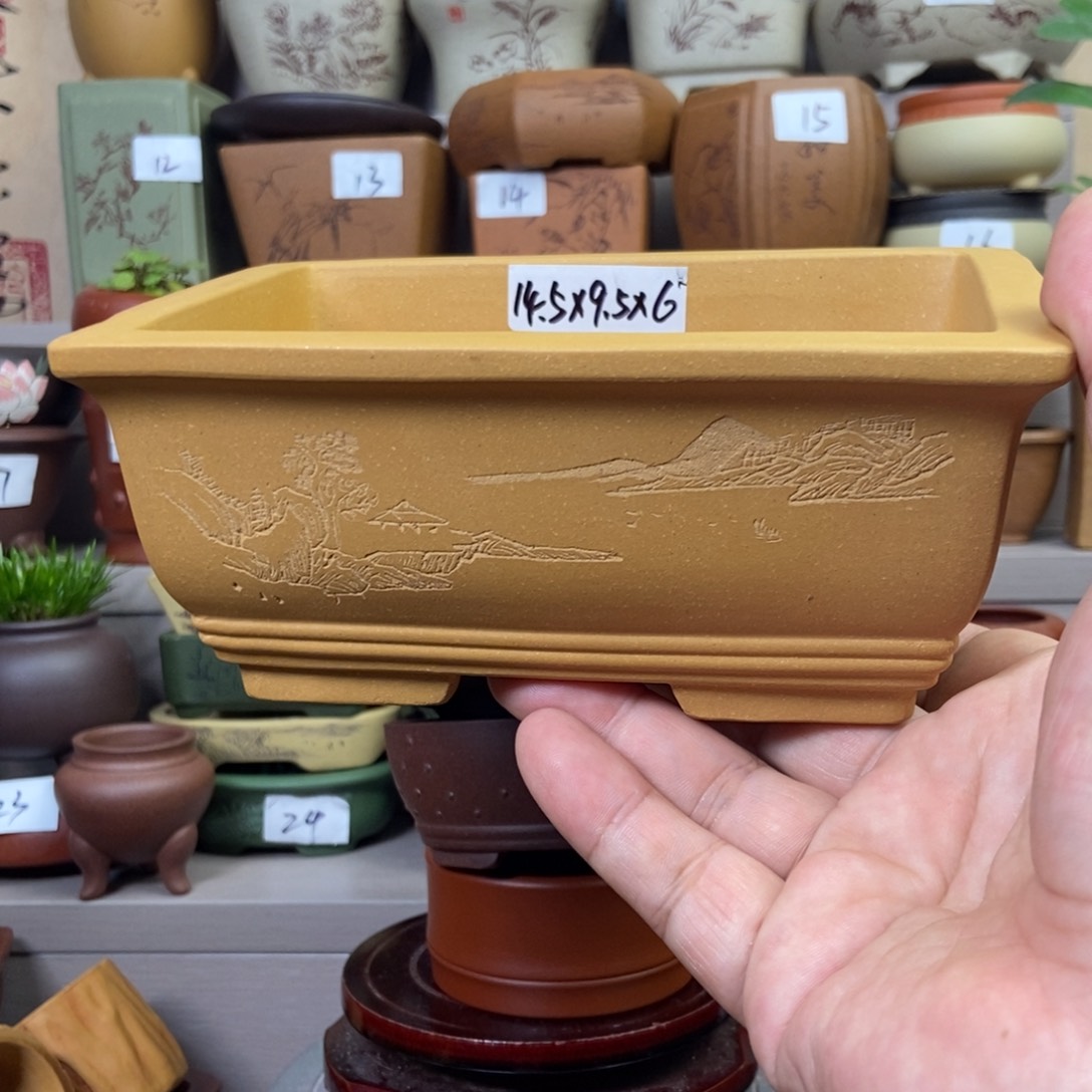 紫砂花盆内口经尺寸