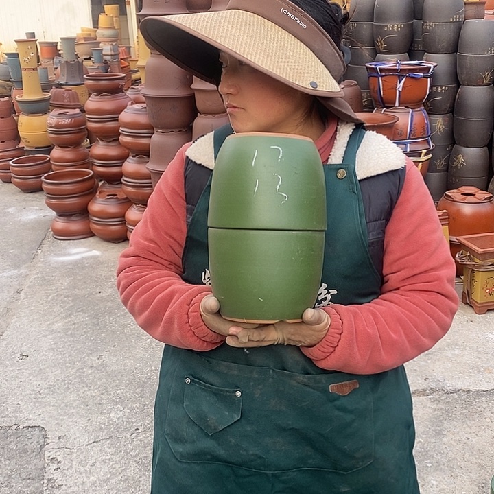 紫砂花盆紫砂花盆