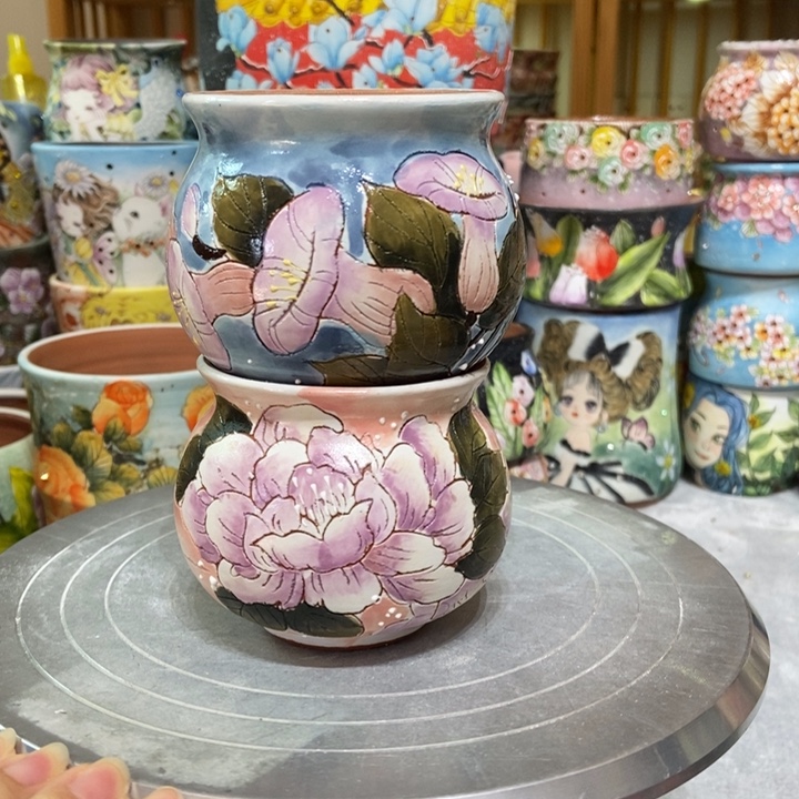 景德镇艺术手绘作品