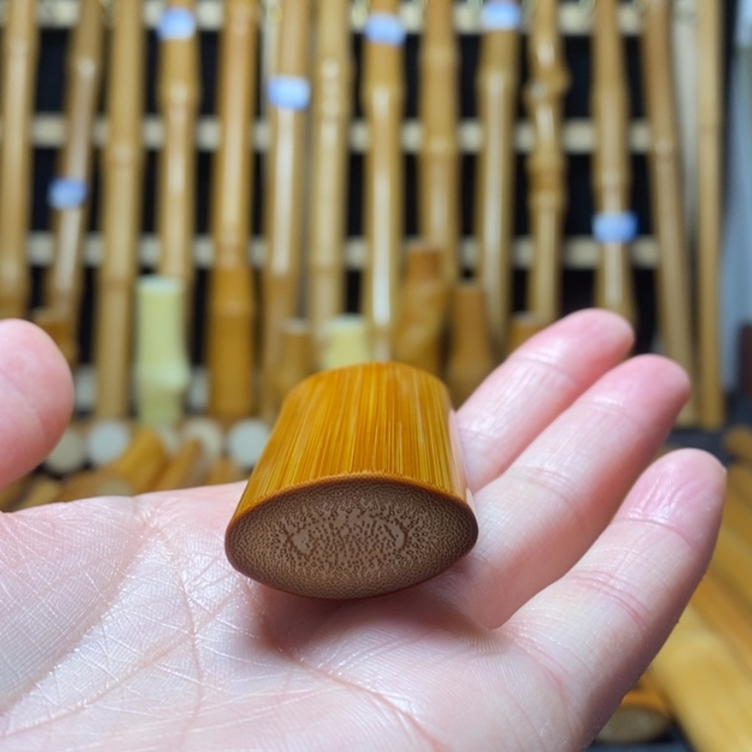 【闪购商品】左****了实心玉竹文玩扁