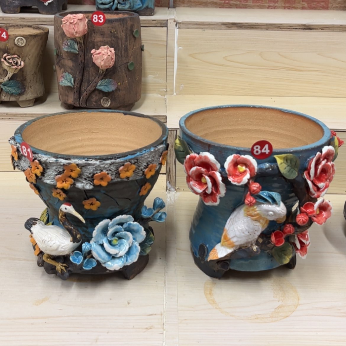 【闪购商品】紫砂花盆怡*81号84号2个