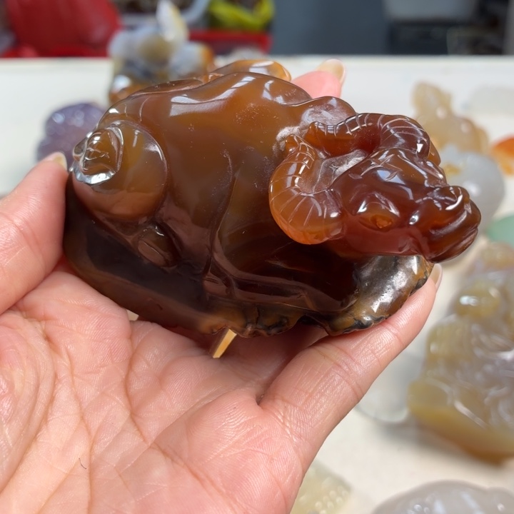 玛瑙/玉髓未镶嵌吊坠(不含链)