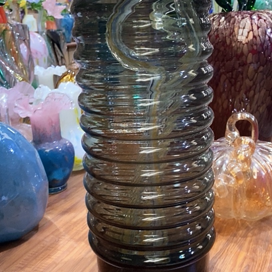 琉璃花瓶高花瓶高35厘米口径12