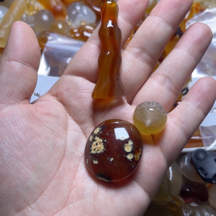 玛瑙/玉髓颈饰未镶嵌米*003