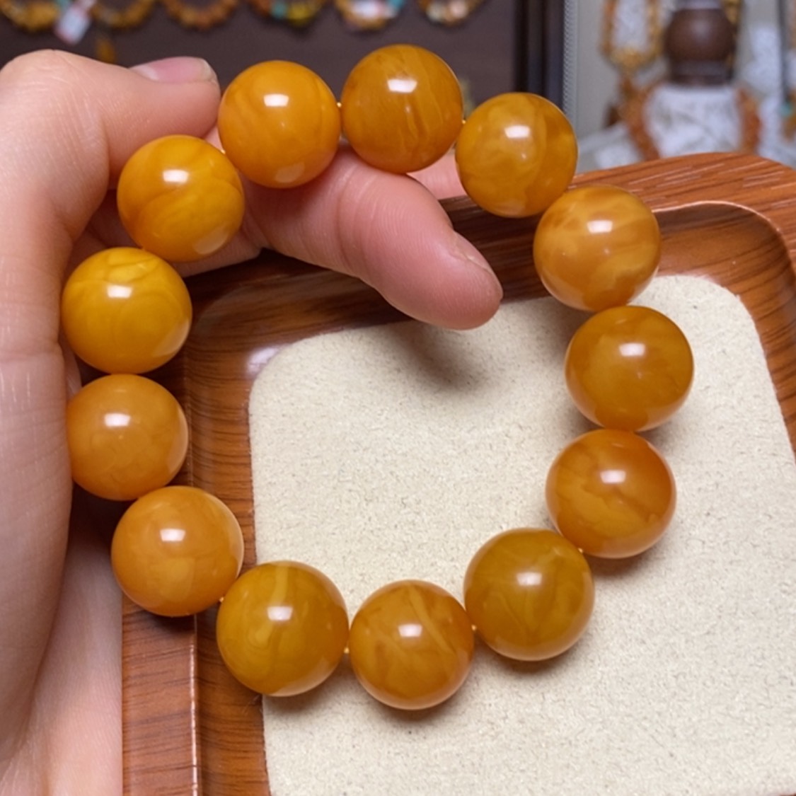 【闪购商品】手链蜜蜡未镶嵌手串