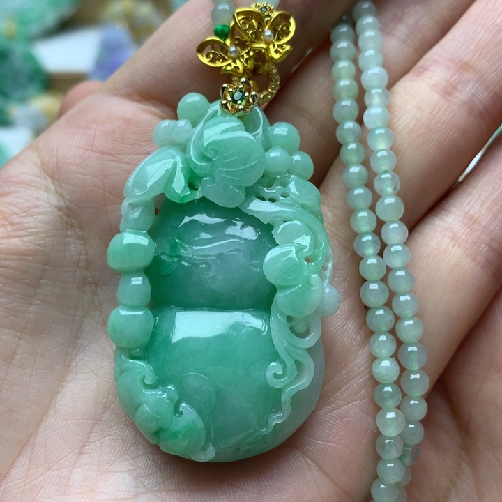 颈饰未镶嵌翡翠翡翠