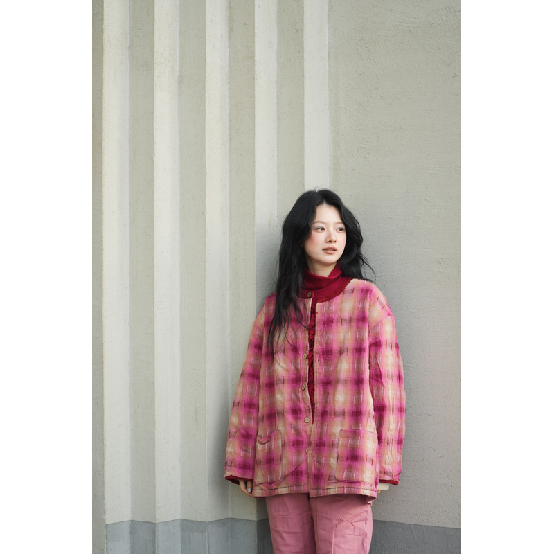 【小薇专属】242-011 朵朵可可睡衣女两面穿 2024秋冬家居套装