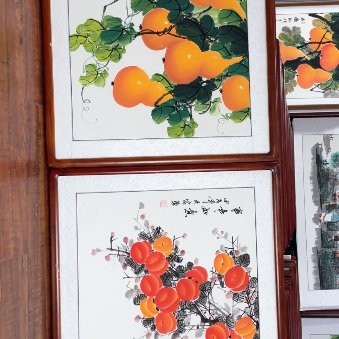 国画带框尺寸63*63厘米