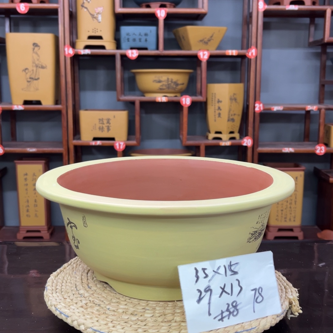 紫砂花盆紫砂花盆