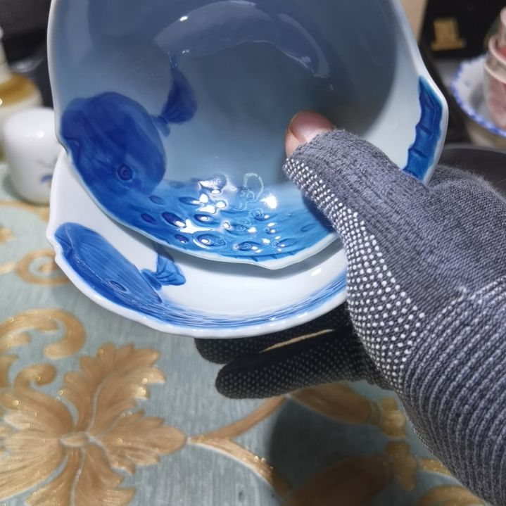 瓷片新年快乐万事如意