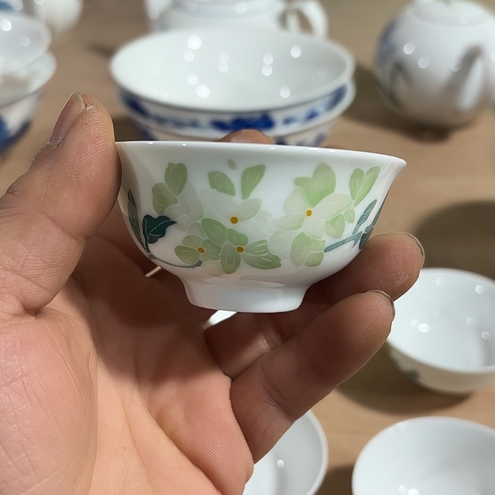 陶80毫升容量，杯子，杯子，杯子，手绘