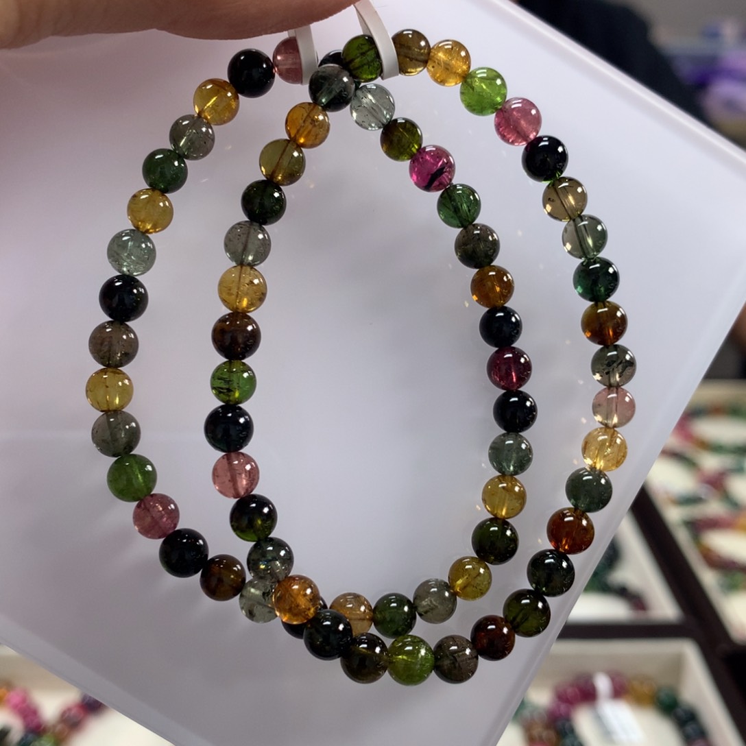 手链未镶嵌碧玺多样性发其一条5.6左右