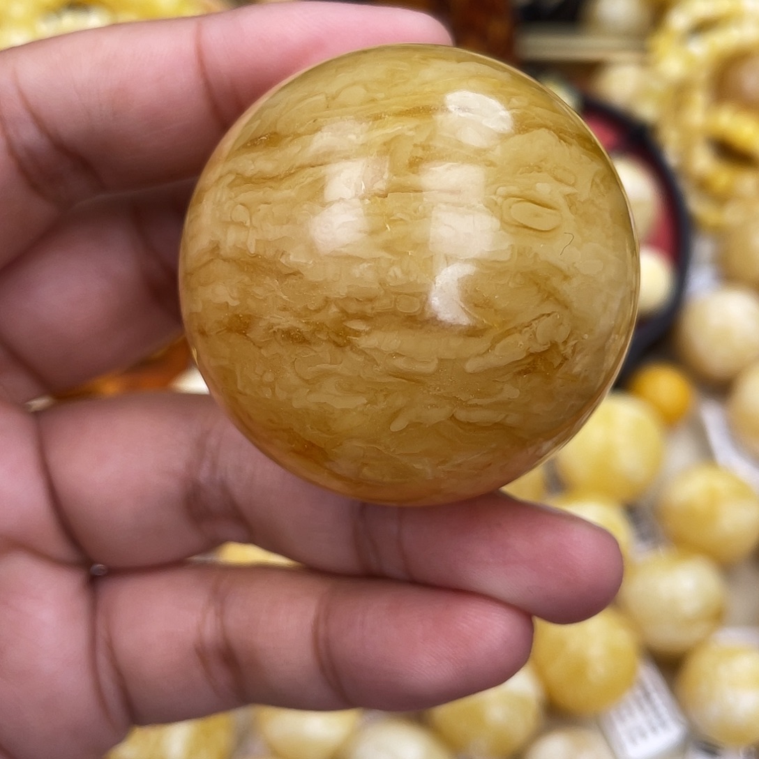 蜜蜡未镶嵌珠宝奇石粉45