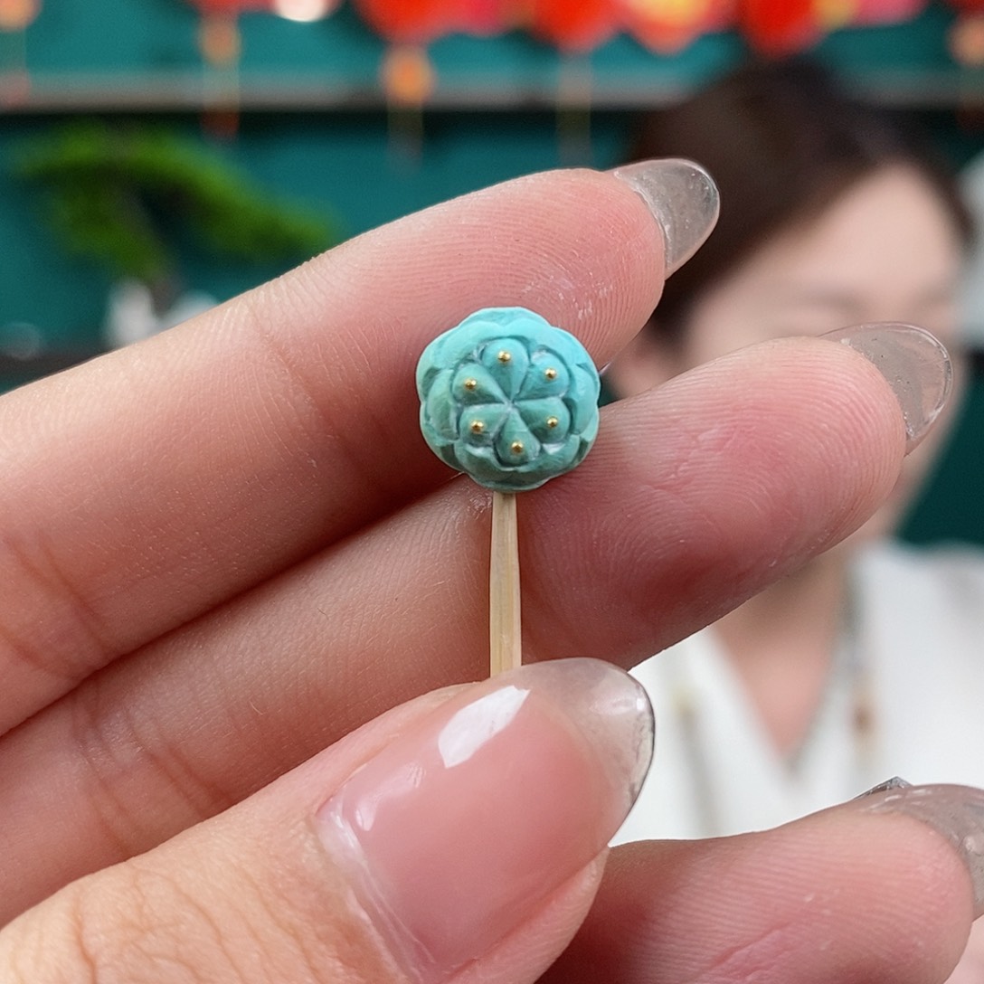 绿松石珠宝奇石未镶嵌