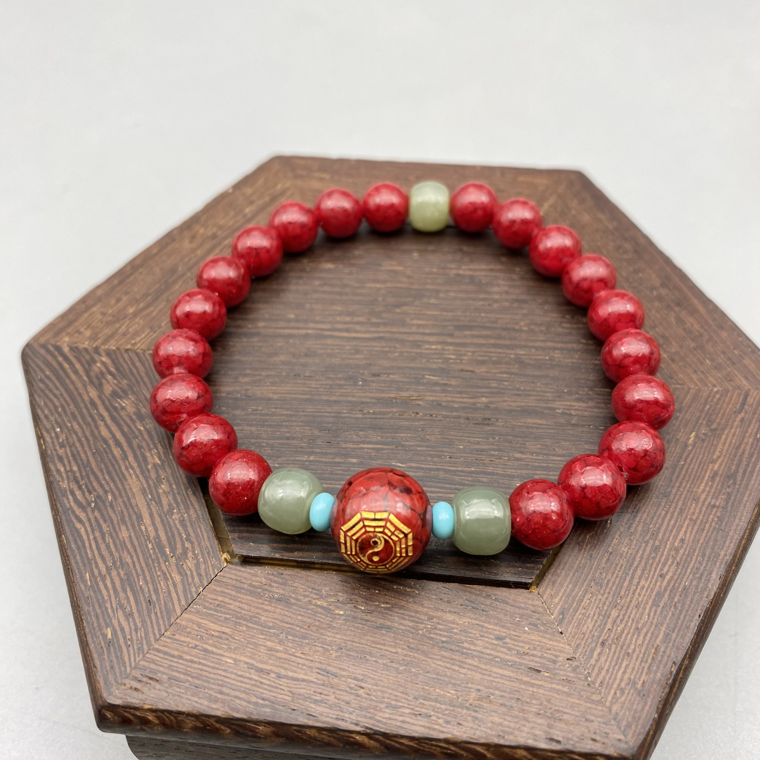 含辰砂工艺品JT333-晶体创意手串8mm