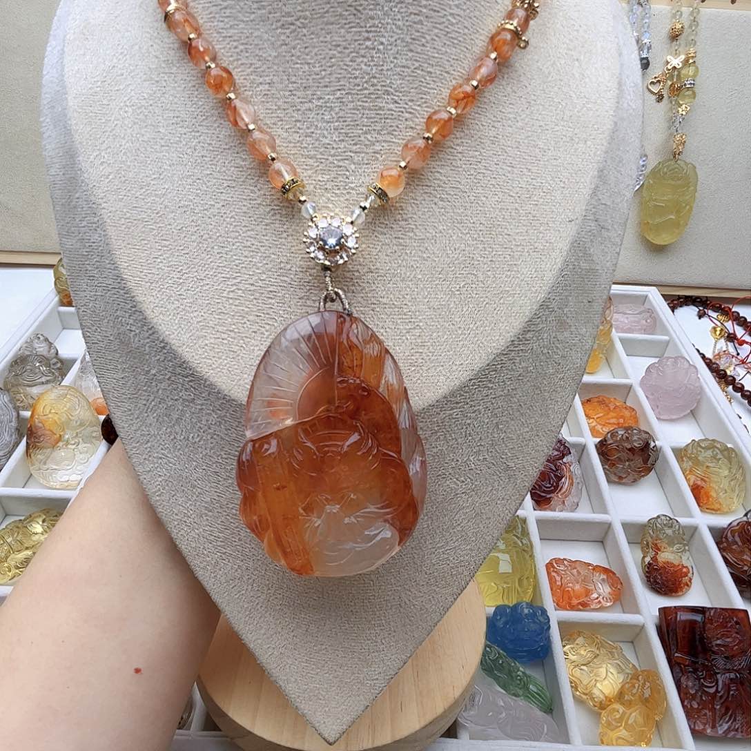 水晶吊坠(不含链)未镶嵌