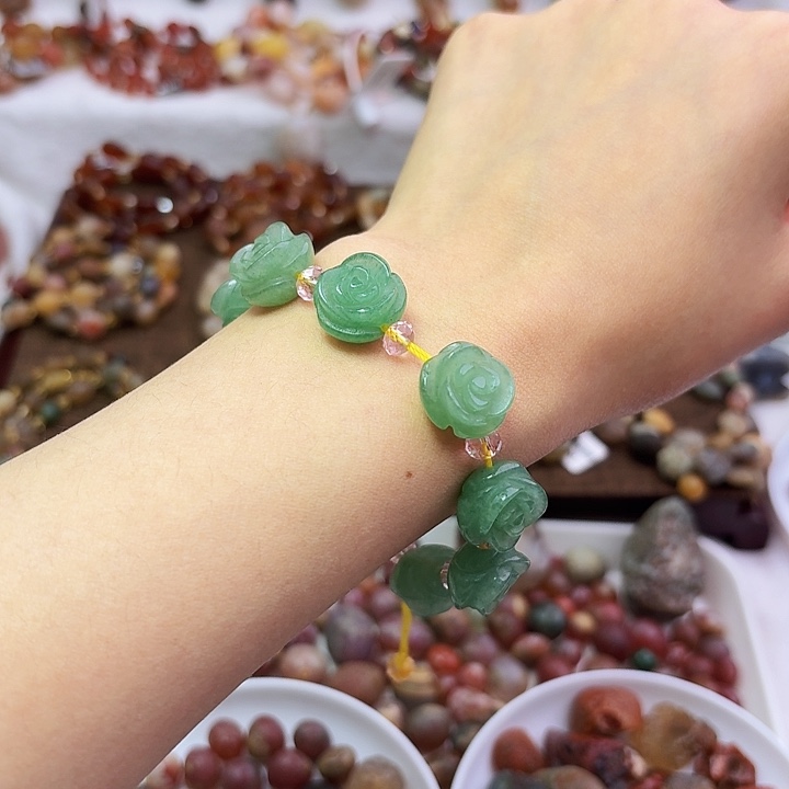 玛瑙/玉髓手链合金