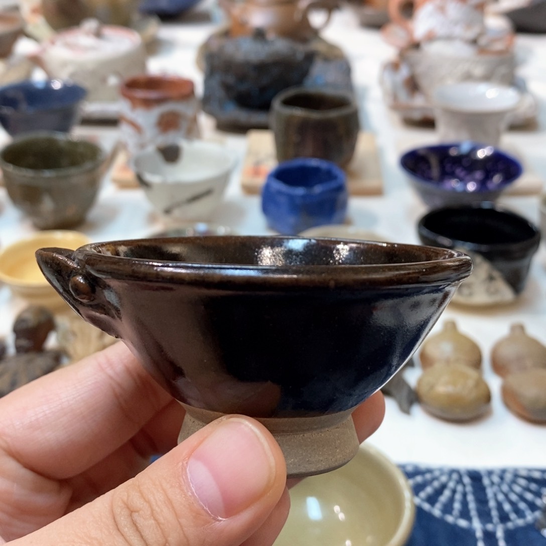柴烧侘寂粗陶茶具