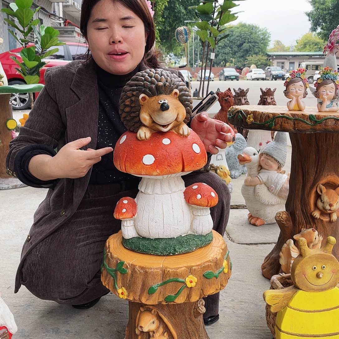 【闪购商品】无铅玻璃花园摆件&000&