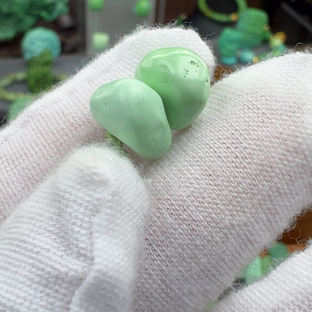 绿松石未镶嵌菜籽黄Z