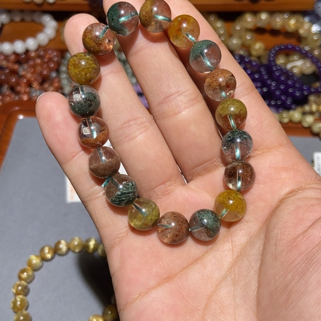 水晶手链未镶嵌余****！