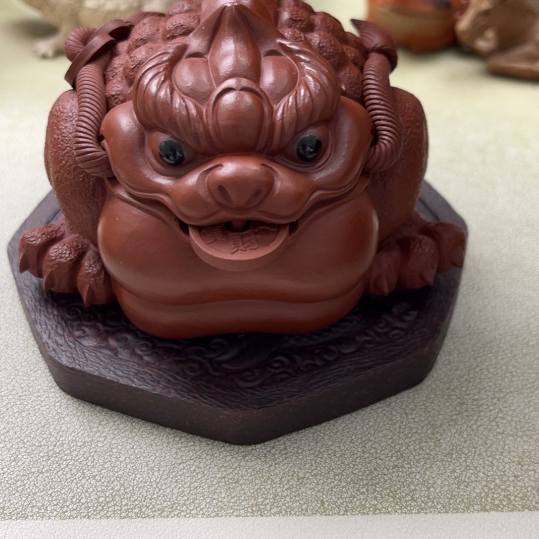 紫砂茶宠蒋*花紫砂茶宠