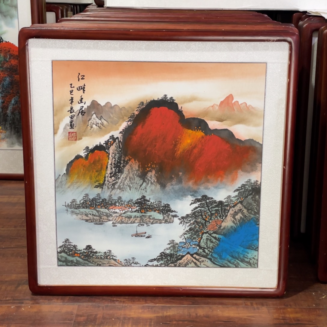 国画带框尺寸63*63厘米