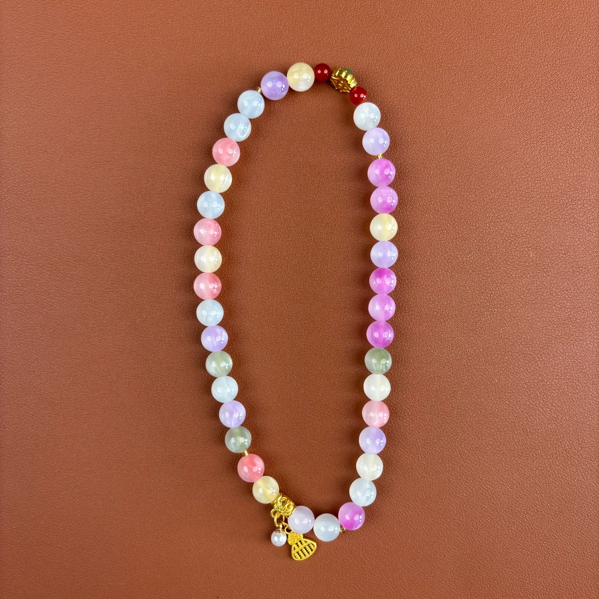 AD364-七彩精品手串（有礼盒有证书）