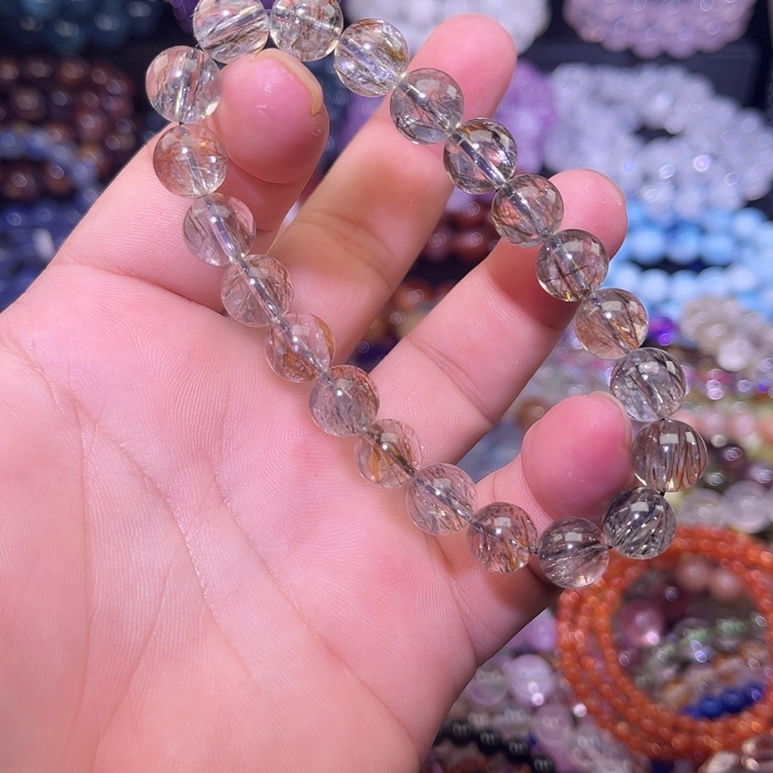 水晶手链未镶嵌天然水晶未镶嵌
